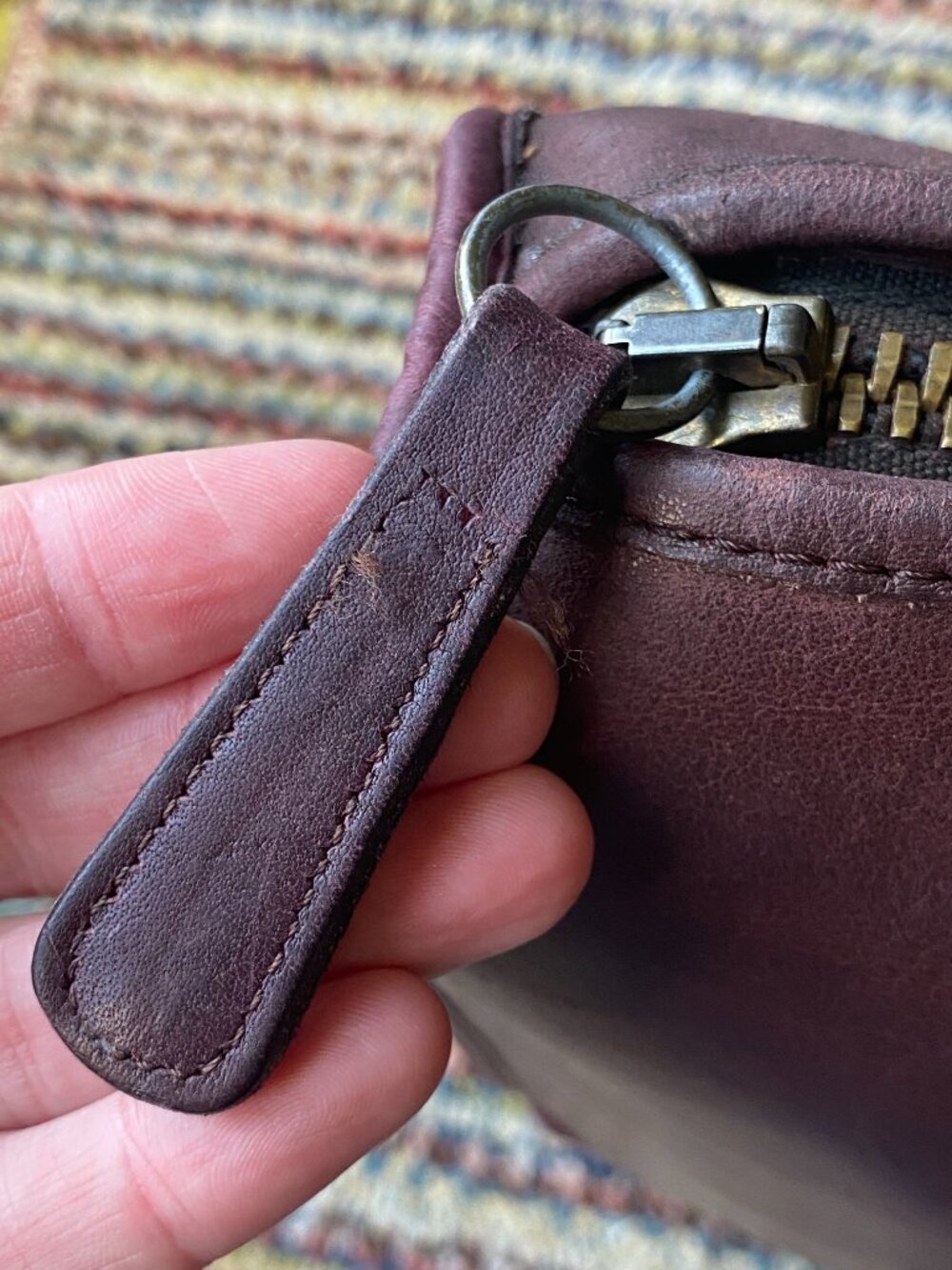Vintage NYC Era Burgundy Coach (1985 Winter Catalog) Briefcase Attache Bag - Picture 7 of 15